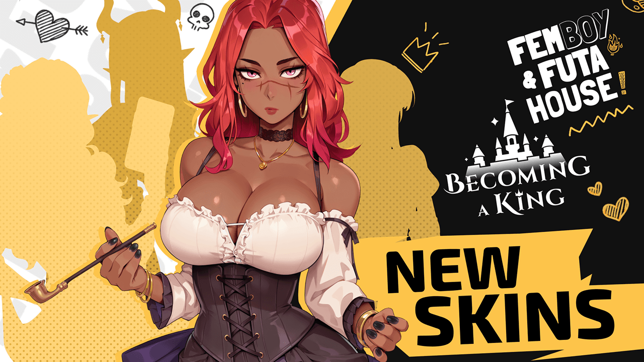NEW SKINS FEMBOY FUTA HOUSE x Becoming a King